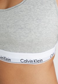Calvin Klein Underwear BRALETTE ICON COTTON MODAL - Formujúca podprsenka - grey heather
