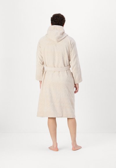 Missoni CHALK HOODED BATHROBE UNISEX - Badekåpe - natural
