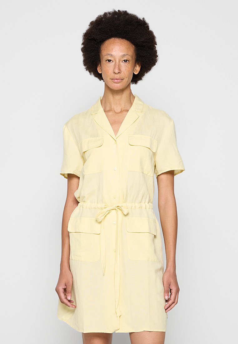 Tommy Jeans Blousejurk lichtgeel