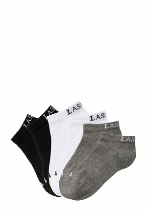 6 PACK - Sports socks - schwarz weiß grau
