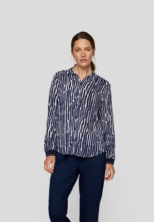 Rabe Button-down blouse - dunkelblau