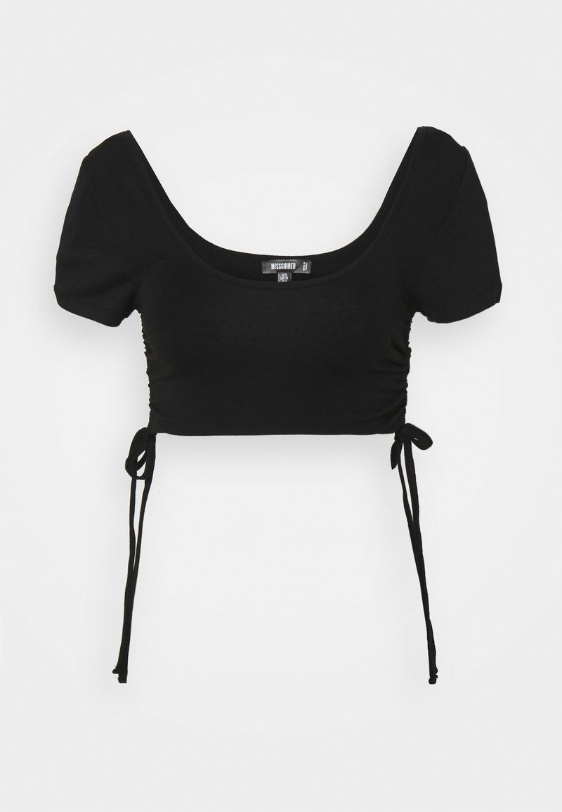 Missguided T-shirt imprimé - black