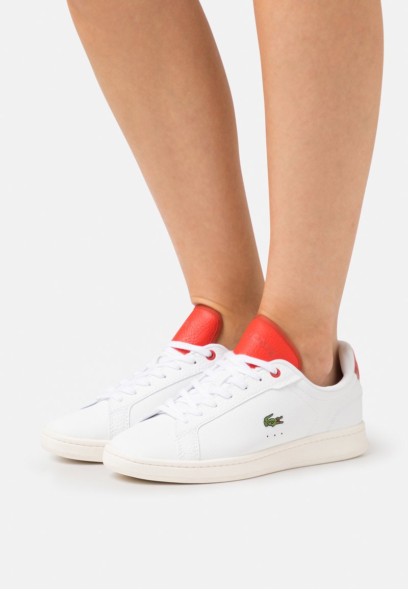Lacoste CARNABY PRO Trainers white/red/white Zalando.co.uk
