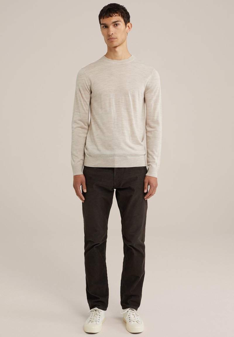 WE Fashion Broek donkerbruin