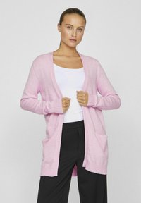 VILA VIRIL OPEN NOOS - Chaqueta de punto - bonbon