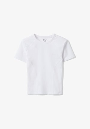 UTOPJA, FITTED WHITE LOGO T-SHIRT - Camiseta básica - optical white