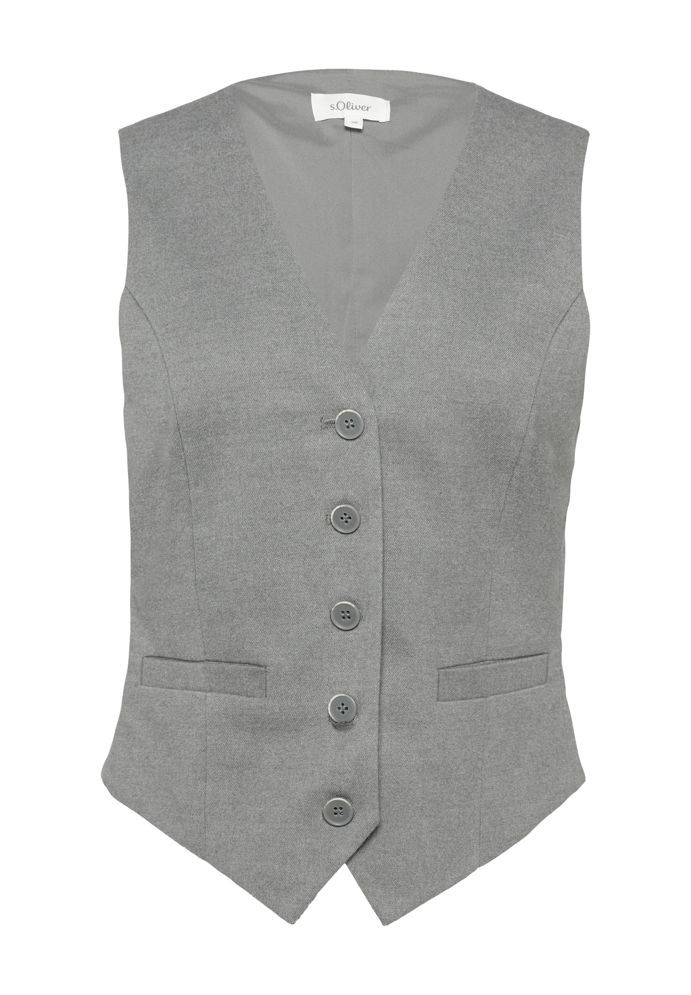 s.Oliver Waistcoat - graphit/dark grey - Zalando
