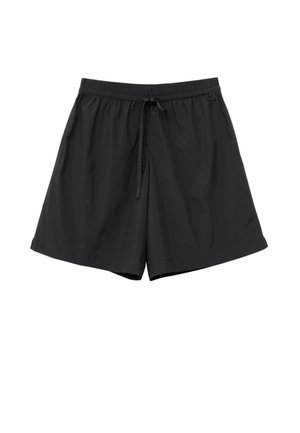 & OTHER STORIES, & OTHER STORIES DRAWSTRING KNEE-LENGTH SHORTS - Pantalon de survêtement - black