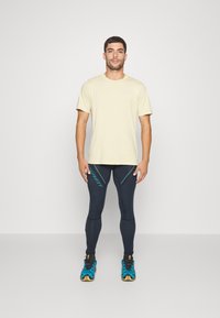 Dynafit WINTER RUNNING TIGHTS - Κολάν - blueberry storm blue