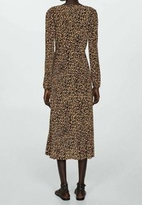 Mango Vestido informal - brown