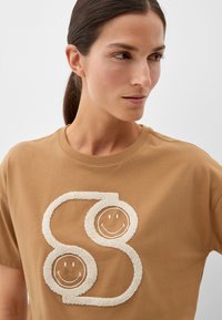 Pull Garçon Smiley World Beige - 16 Ans - Imprimé Graphique Fun (Occasion)