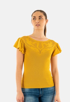 Camiseta básica - jaune