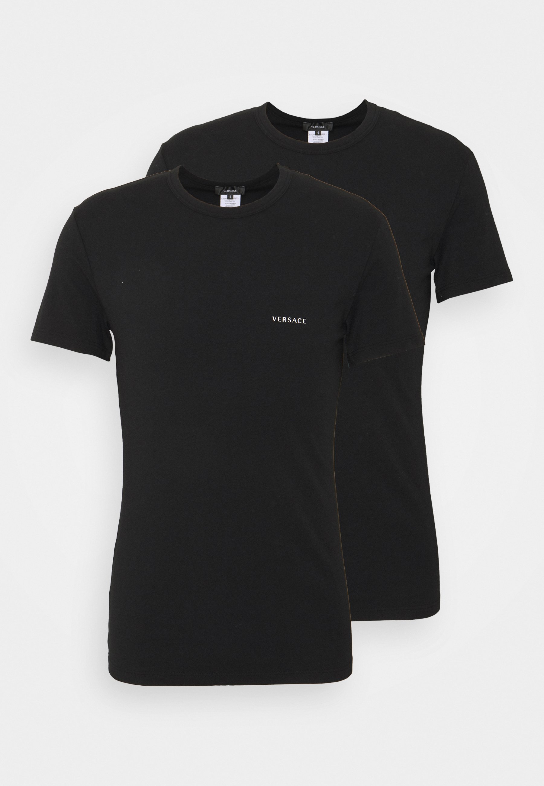 Versace 2 PACK - Maglietta intima - black/nero - Zalando.it