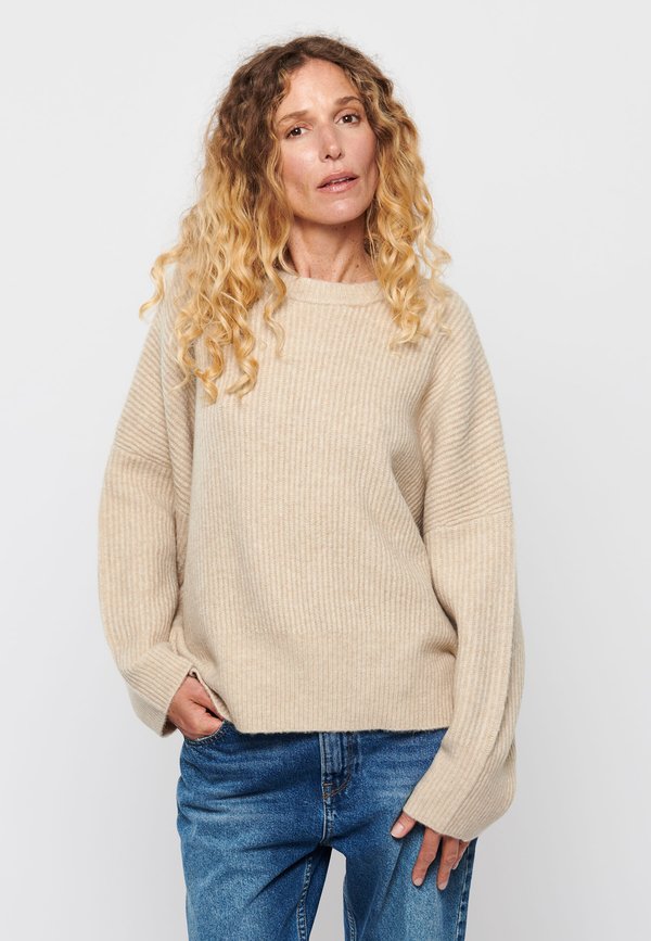 GILLIAN-M - Strickpullover - oyster melange