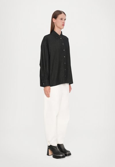CLOSED CAPE SHIRT - Blusa com botões - mid grey