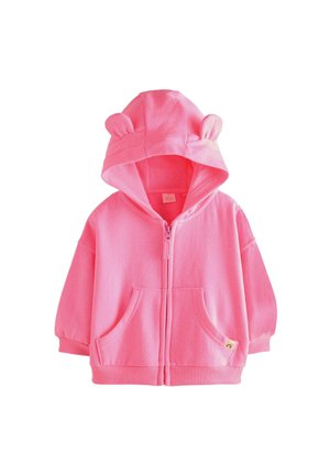 Next REGULAR FIT - THROUGH HOODIE - Majica s kapuljačom i patentnim zatvaračem - pink