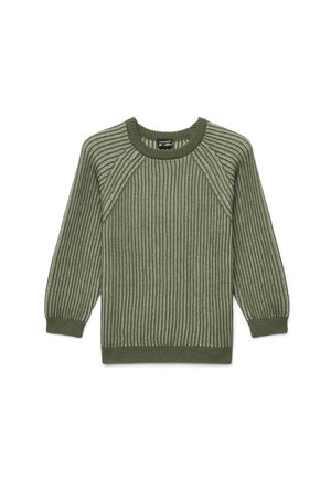 Terranova, MAGLIA A COSTE CON MANICHE RAGLAN - Maglione - salvia