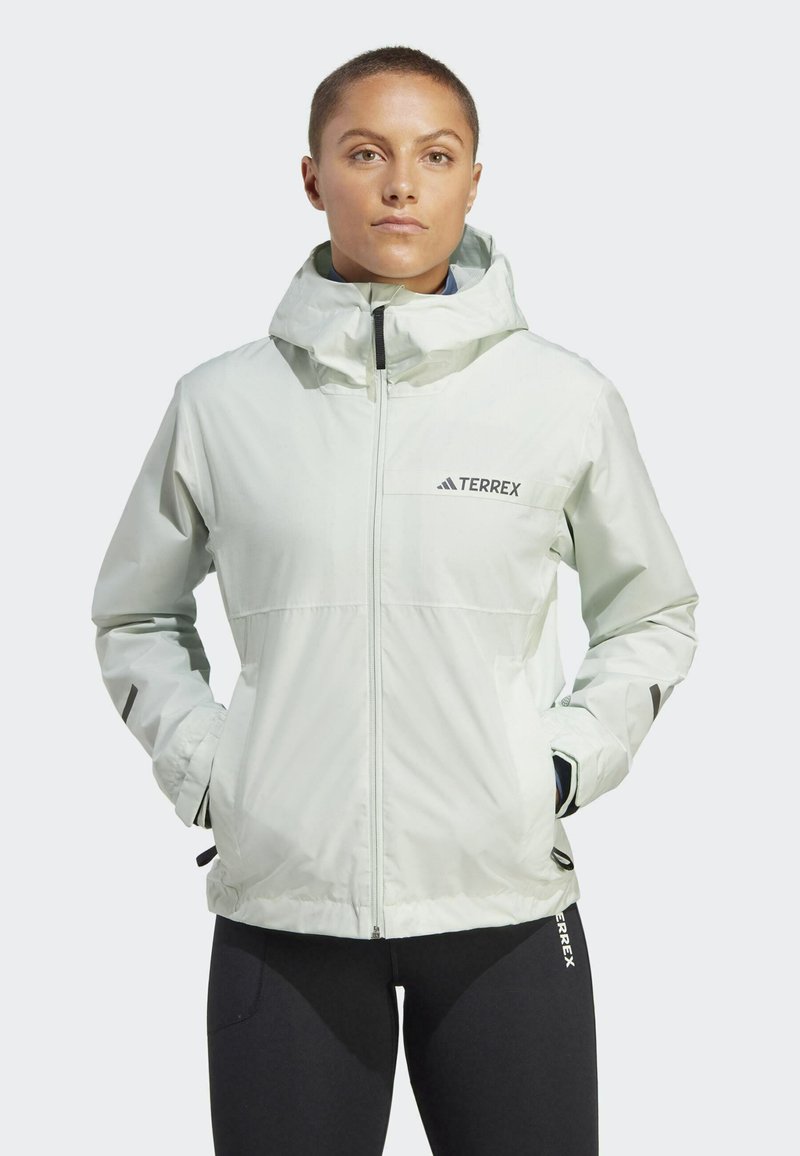 adidas Performance Waterproof jacket linen green/green Zalando.de