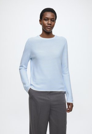 KNIT PULLOVER, LONGSLEEVE, ROUND NECK - Maglione - light blue_multi_01