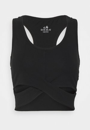 YOGA CROSSOVER - Top - black