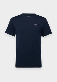 SLIM LINEAR CHEST TEE  - Tricou basic - dark night navy