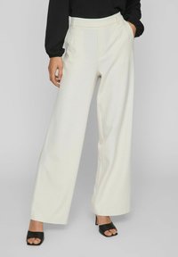 VILA VIVARONE WIDE - Bukser - white sand