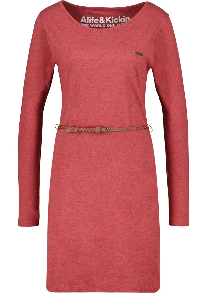 alife & kickin Jerseyjurk rood gemêleerd alife & kickin Jerseyjurk rood gemêleerd