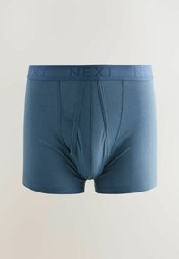 Nachtblau Boxer-Shorts aus Stretchstoff mit einem teilweise elastischen Bund, der mit dem ‘NEXT’-Branding versehen ist, entworfen mit einer glatten Textur.