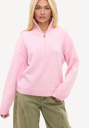 LOAVIES, EASY DOES IT - Pullover - pink solid