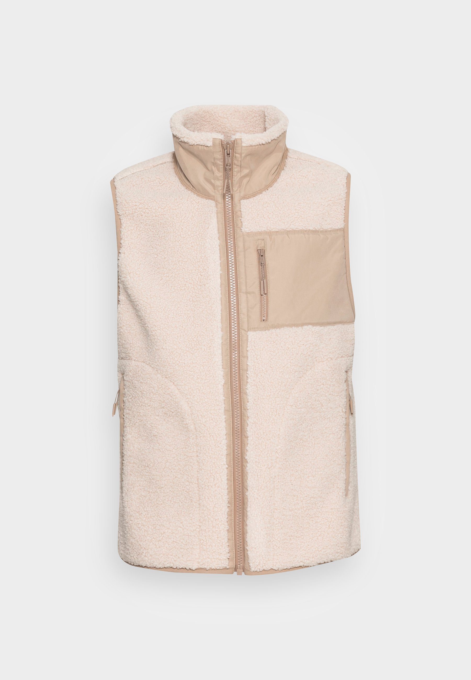 Abercrombie \u0026 Fitch SHERPA VEST - Smanicato - cream/avorio - Zalando.it
