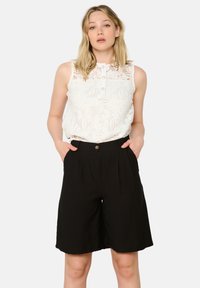 ELEGANT BERMUDA - Šortky - black