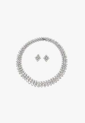 HEBE JEWELS PARTY & HOCHZEIT SET - Orecchini - weiss & silber