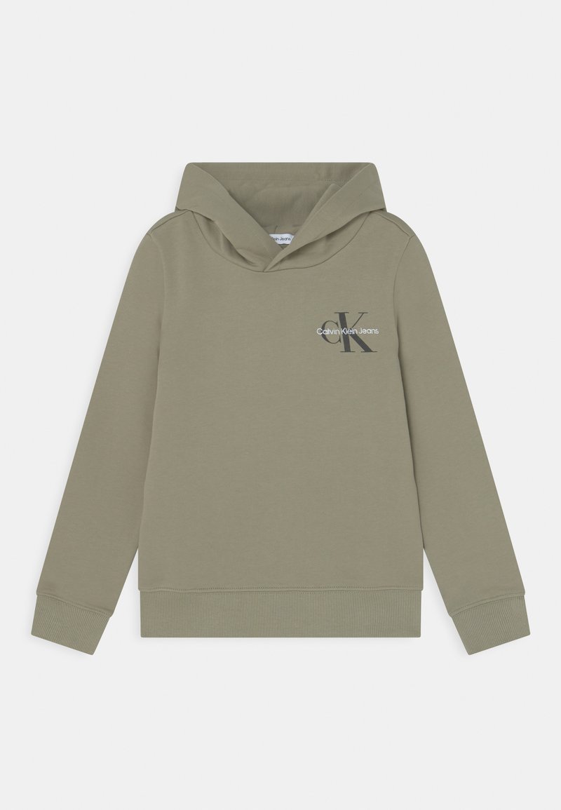 Calvin Klein Jeans SMALL MONOGRAM HOODIE UNISEX - Sweatshirt com capuz - forest khaki