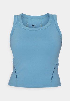 Nike Performance ONE FITTED TANK  - Topp - smokey blue/black