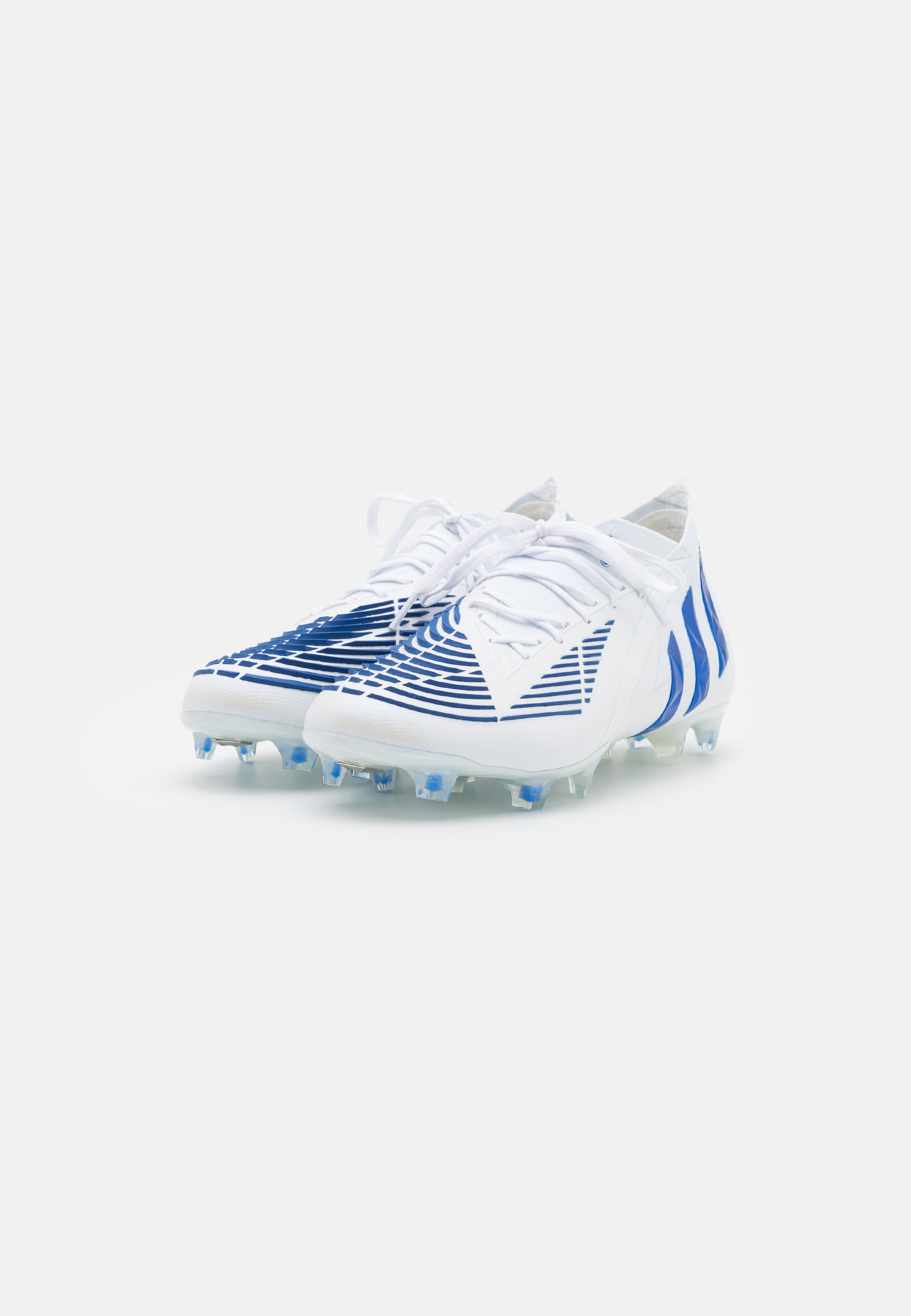 adidas Performance PREDATOR EDGE.1 FG - Voetbalschoenen met kunststof  noppen - footwear white/hi-res blue/wit - Zalando.nl