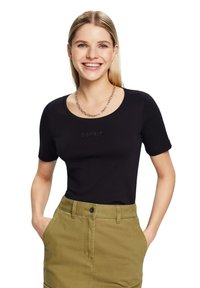 Esprit RHINES - T-shirt imprimé - black