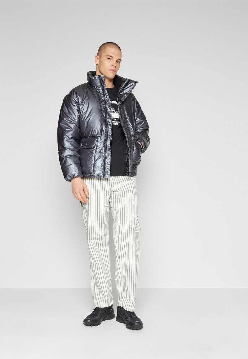 tommy metallic puffer jacket