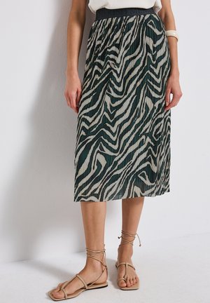 Pleated skirt - grün