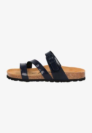 IKARIA - Mules - dunkelblau lack