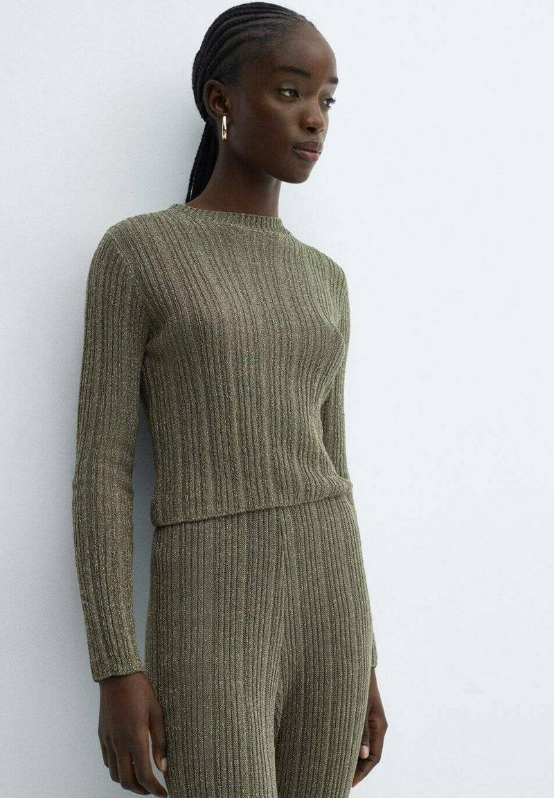 Mango - PULLOVER - Jersey de punto - khaki, Ampliar