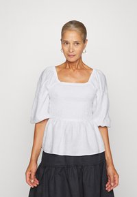 Marks & Spencer SHIRRED - Blusa - white