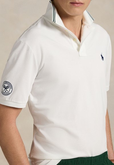 Polo Ralph Lauren WIMBLEDON CLASSIC FIT STRETCH POLO SHIRT UNISEX - Pikeepaita - ceramic white