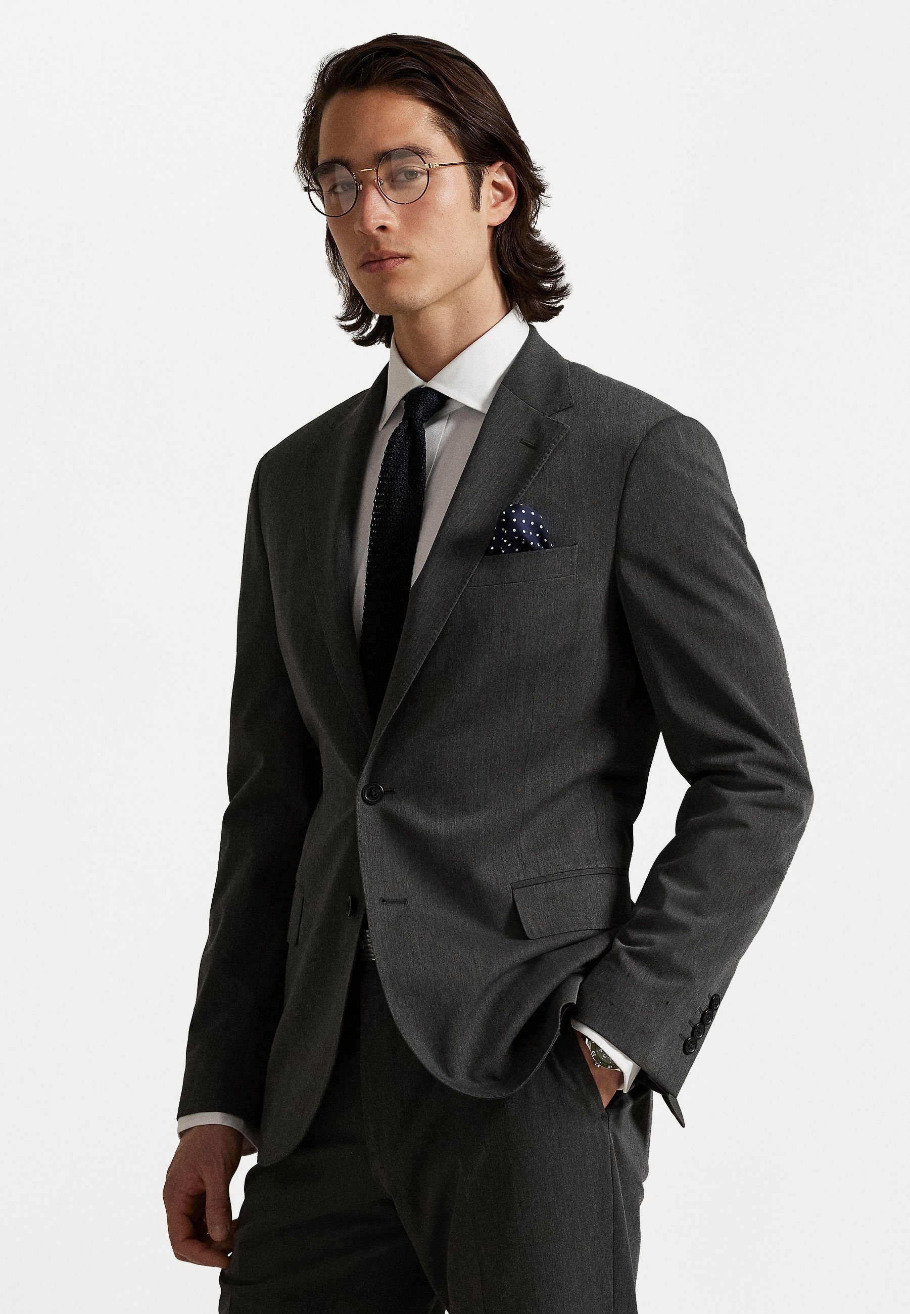 Polo by Ralph Lauren ダークグレー ジャケット XL Polo Ralph Lauren POLO MODERN PERFORMANCE TWILL JACKET - Suit