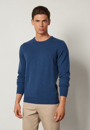 ROUND-NECK - Strickpullover - cloud blue