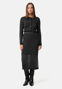 Taifun Bleistiftrock - schwarz