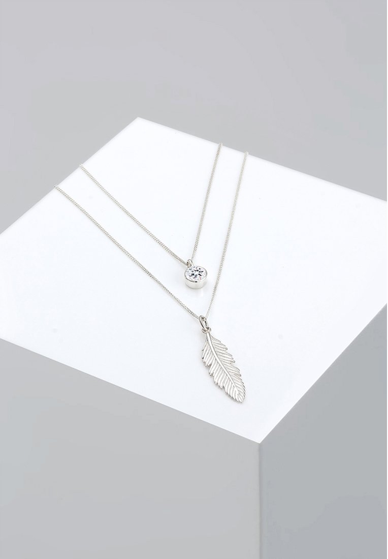 Elli Collana Vergine Maria: Ciondolo Religioso In Argento 925 Placcato Oro, Lunghezza 45 Cm