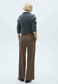 Mango Pantaloni - dark blue