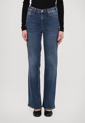 Pernera ancha - dark-blue denim