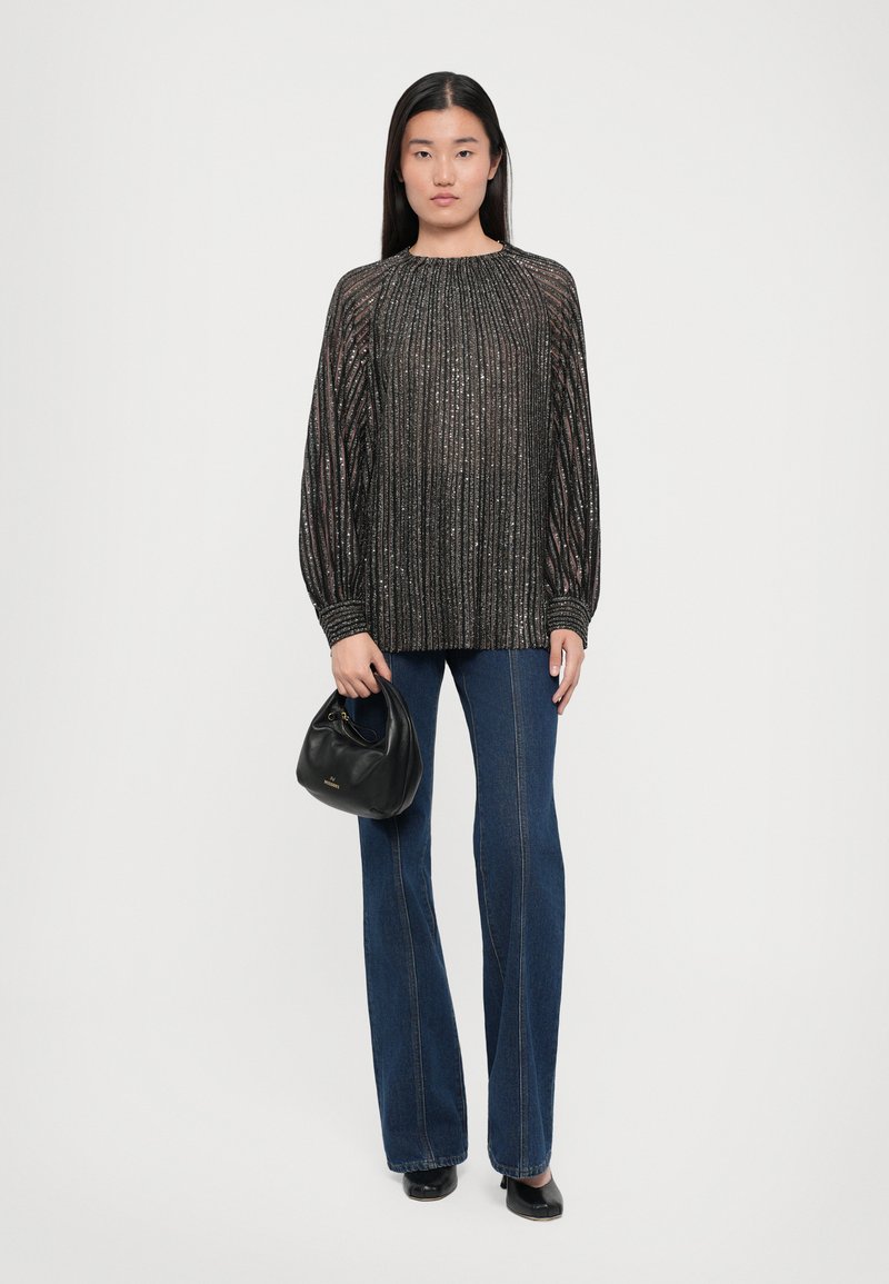 Missoni CREWNECK SWEATER - Blouse - brown/black