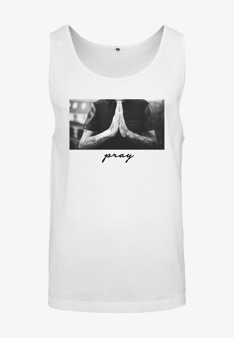 Mister Tee HERREN PRAY Top White blanco Zalando es mister-tee-herren-pray-top-white-blanco-zalando-es